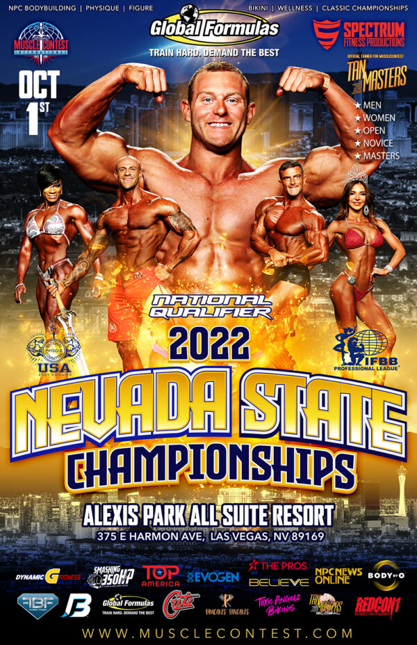 2022 NPC/IFBB Pro League Nevada State Championships NPC USA Nevada