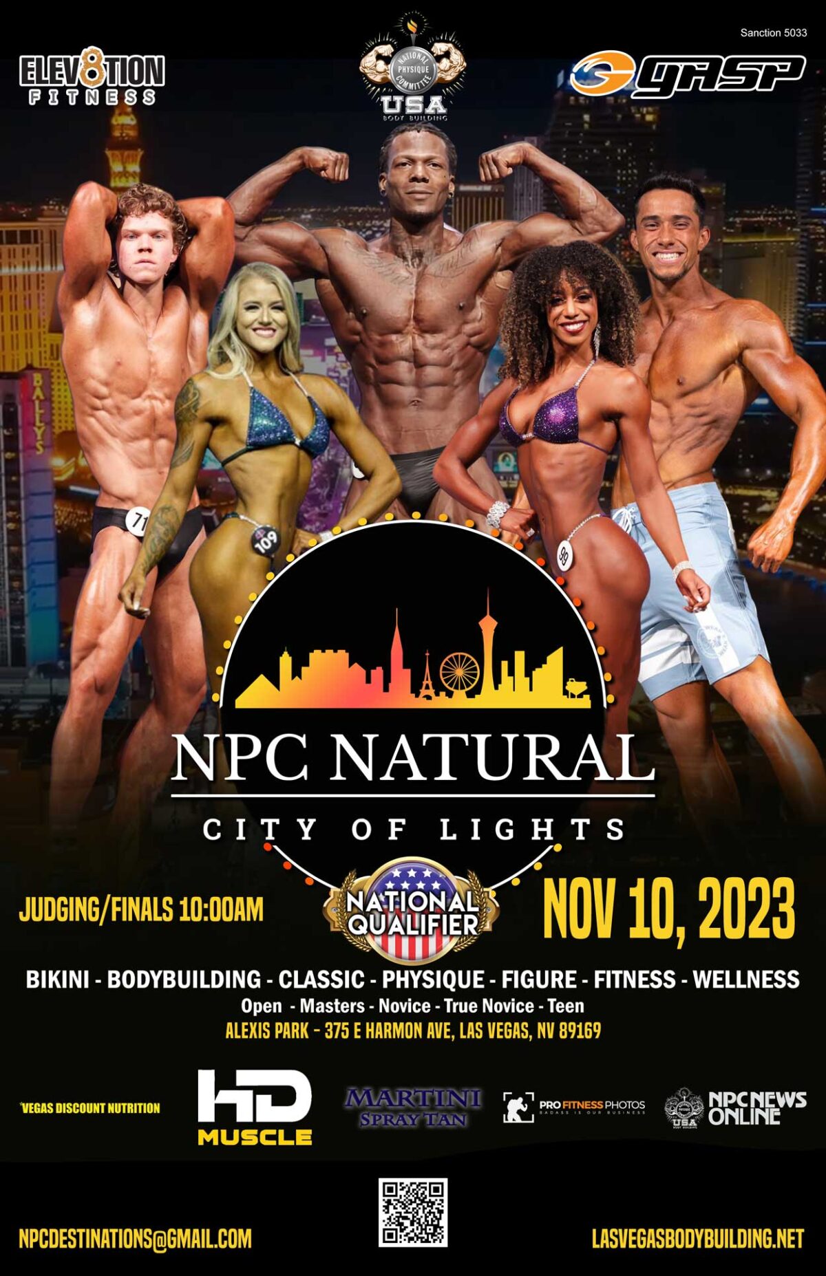 2023 NPC Natural City of Lights NPC USA Nevada